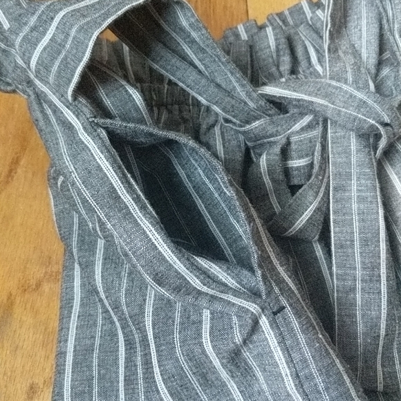 Striped Paperbag Shorts - Picture 4 of 8